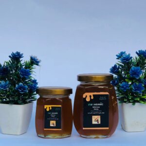 Home Auraganic pure honey – chemical-free small bee honey in glass jar